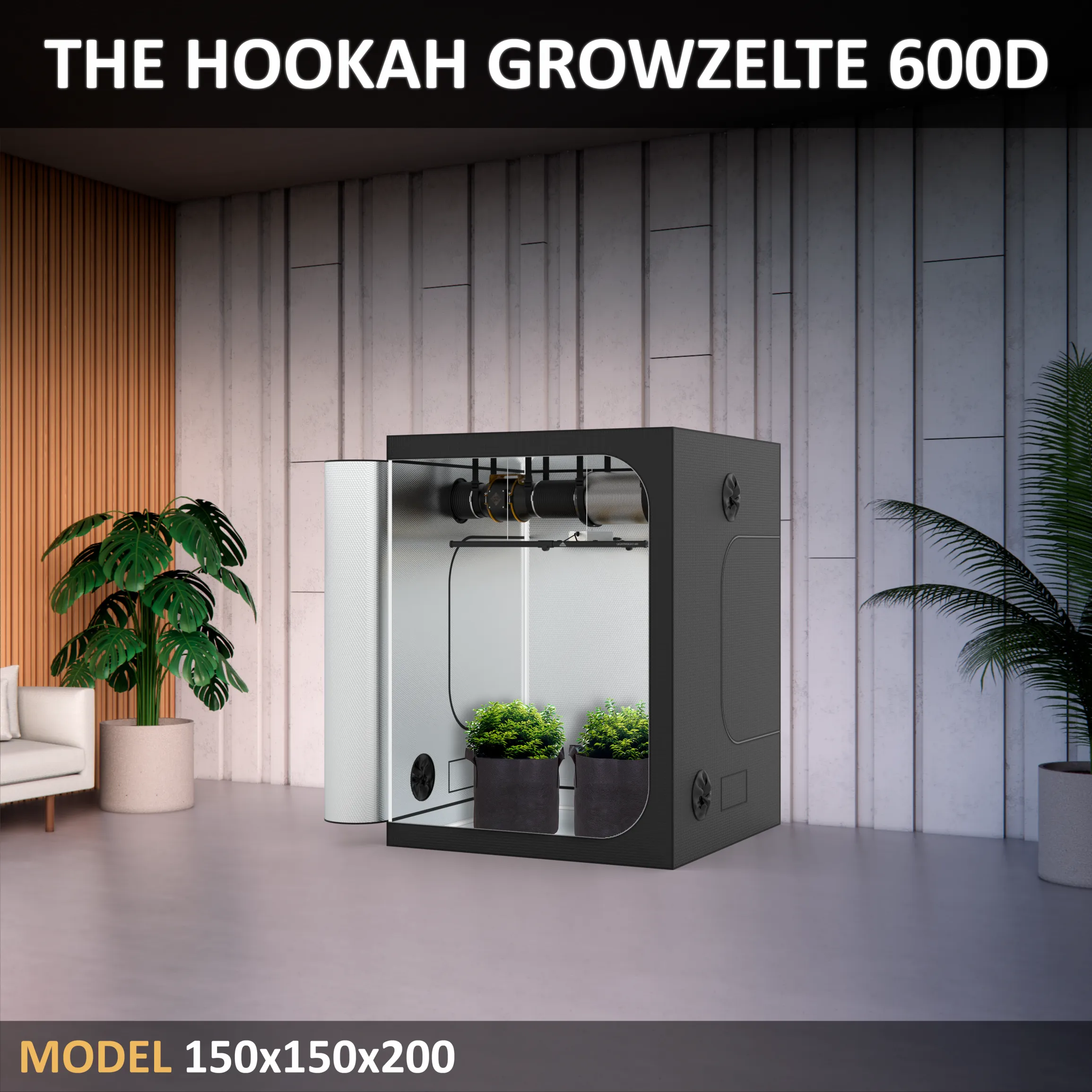 GrowZelt Growbox Deluxe D600