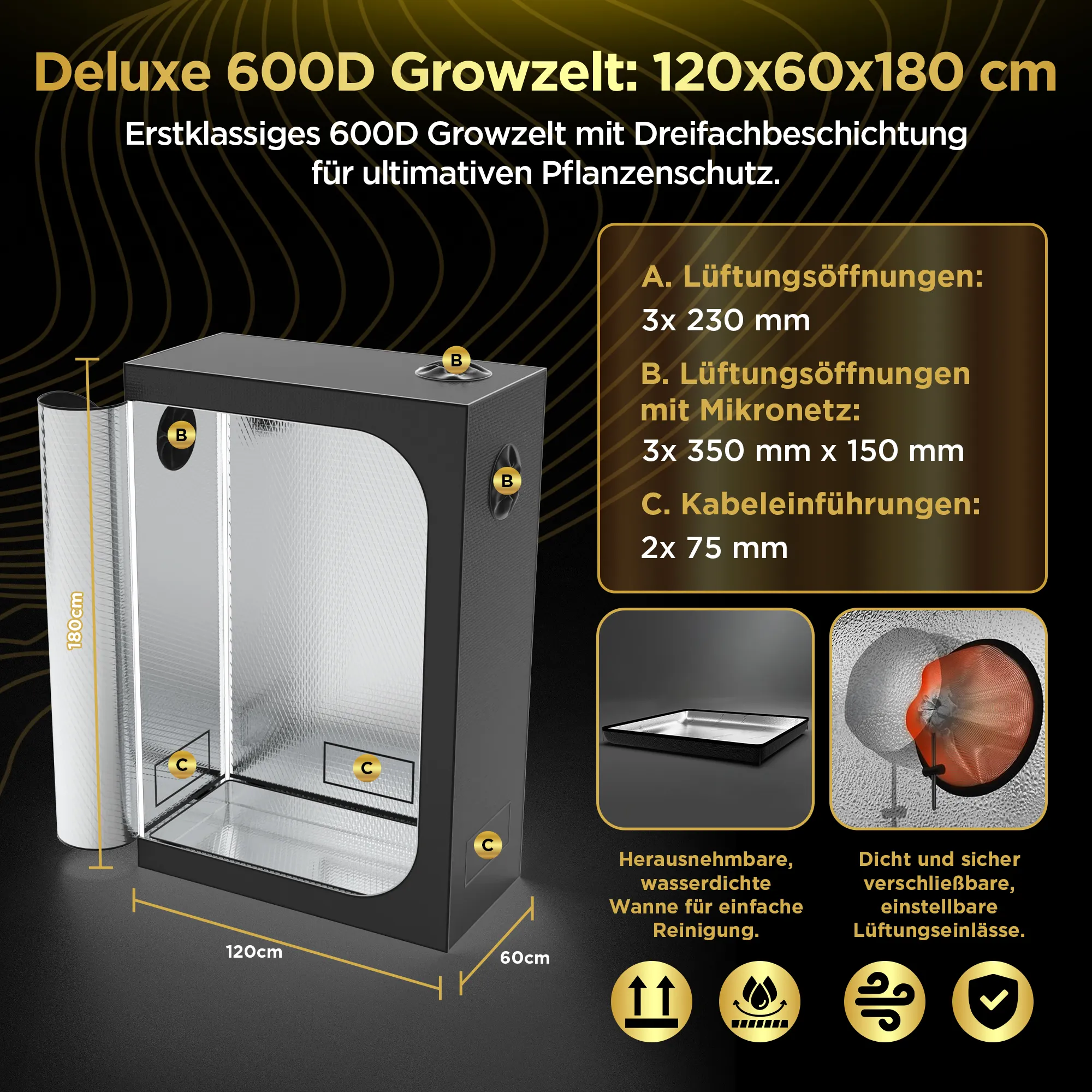 Growboxen-Zelt