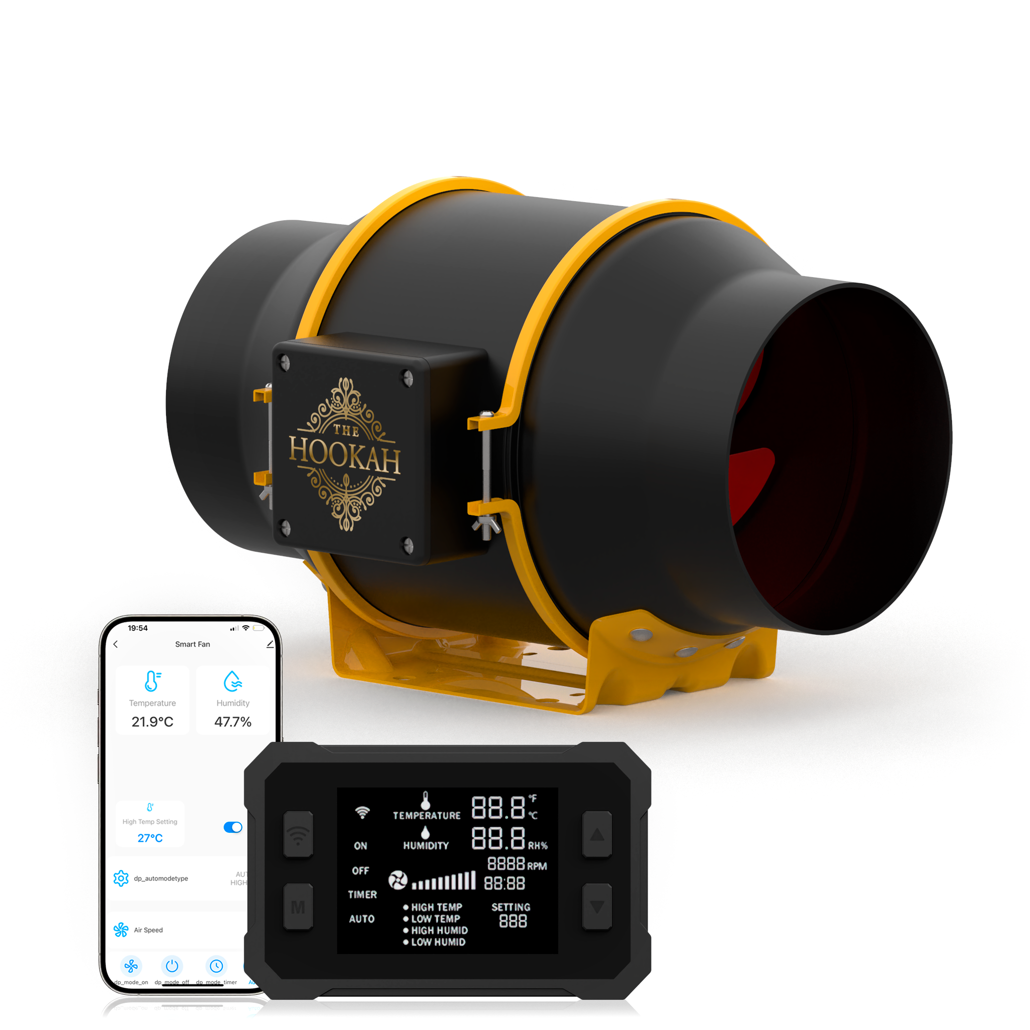 TH Inline-Rohrventilator  WiFi-Steuerung