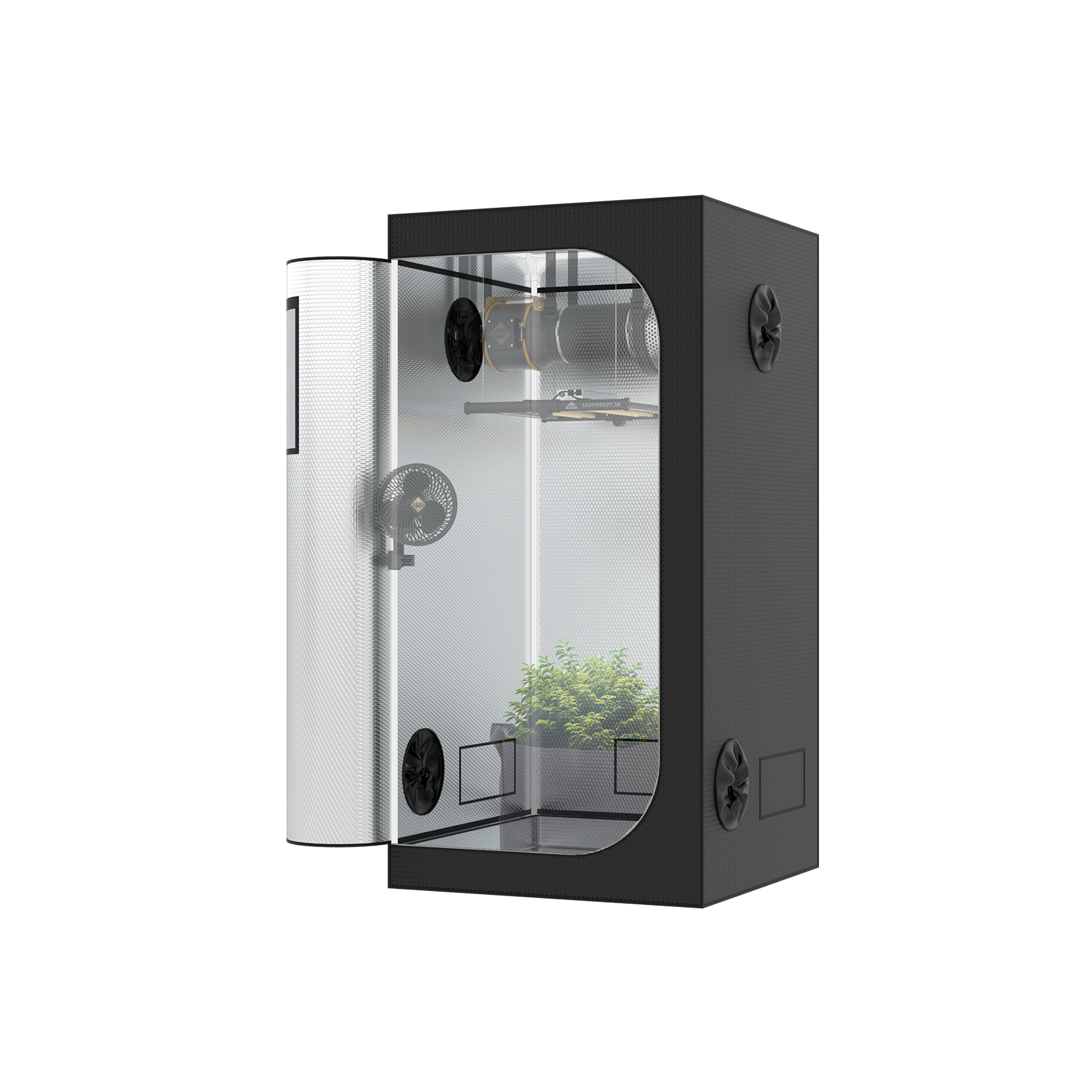 GrowZelt Growbox Deluxe D600 Grow Box GrowZelt Growbox