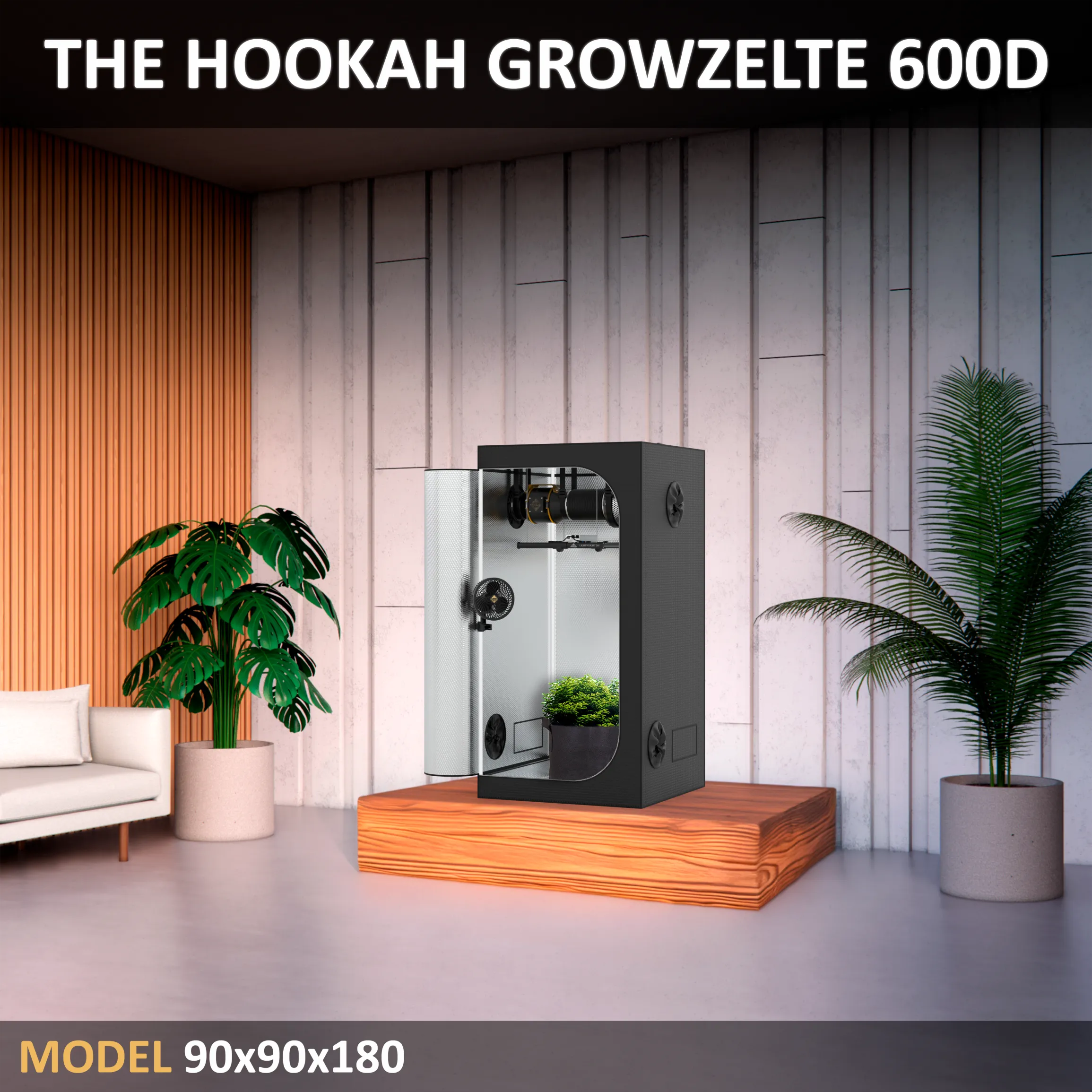 GrowZelt Growbox Deluxe D600