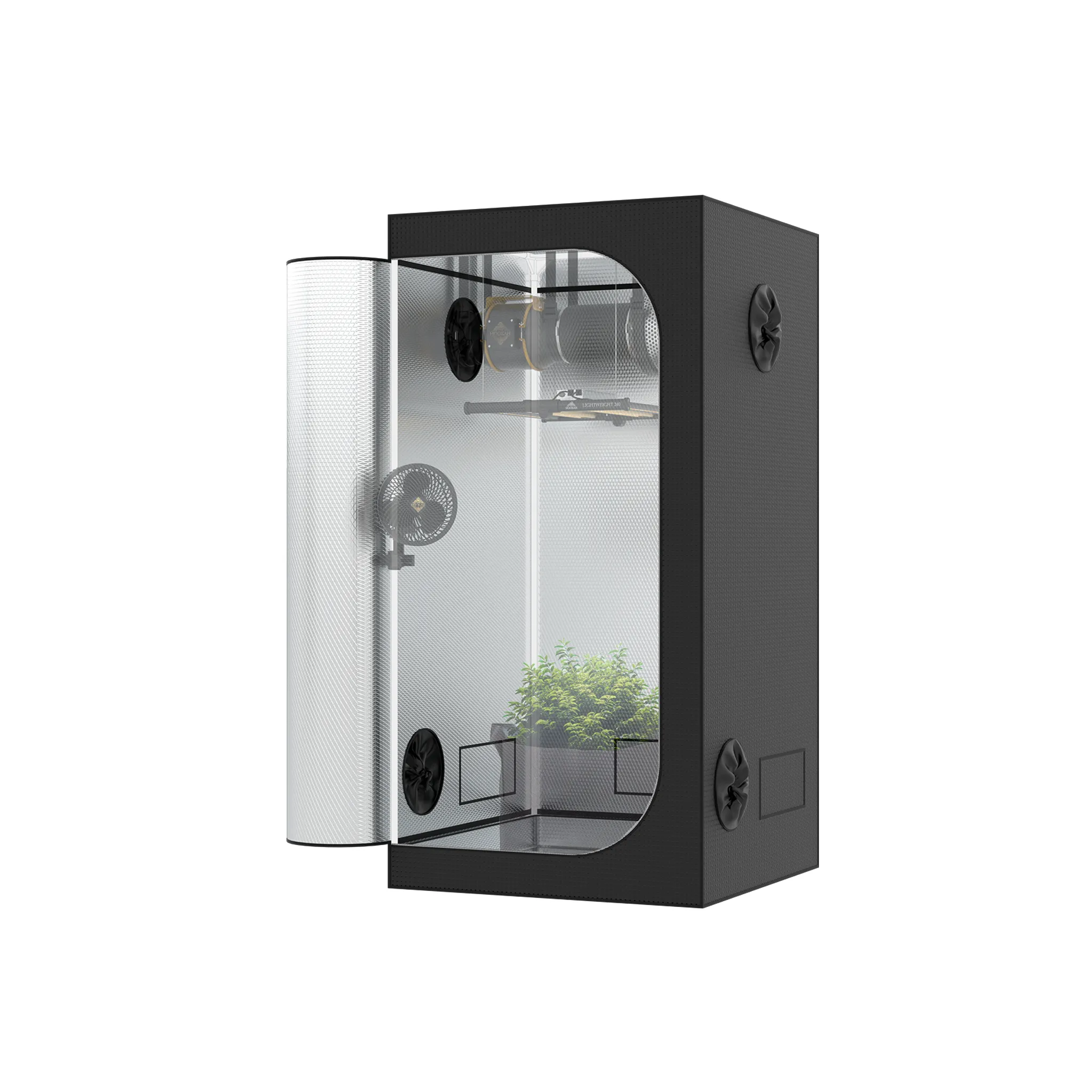 GrowZelt Growbox 90x90x180