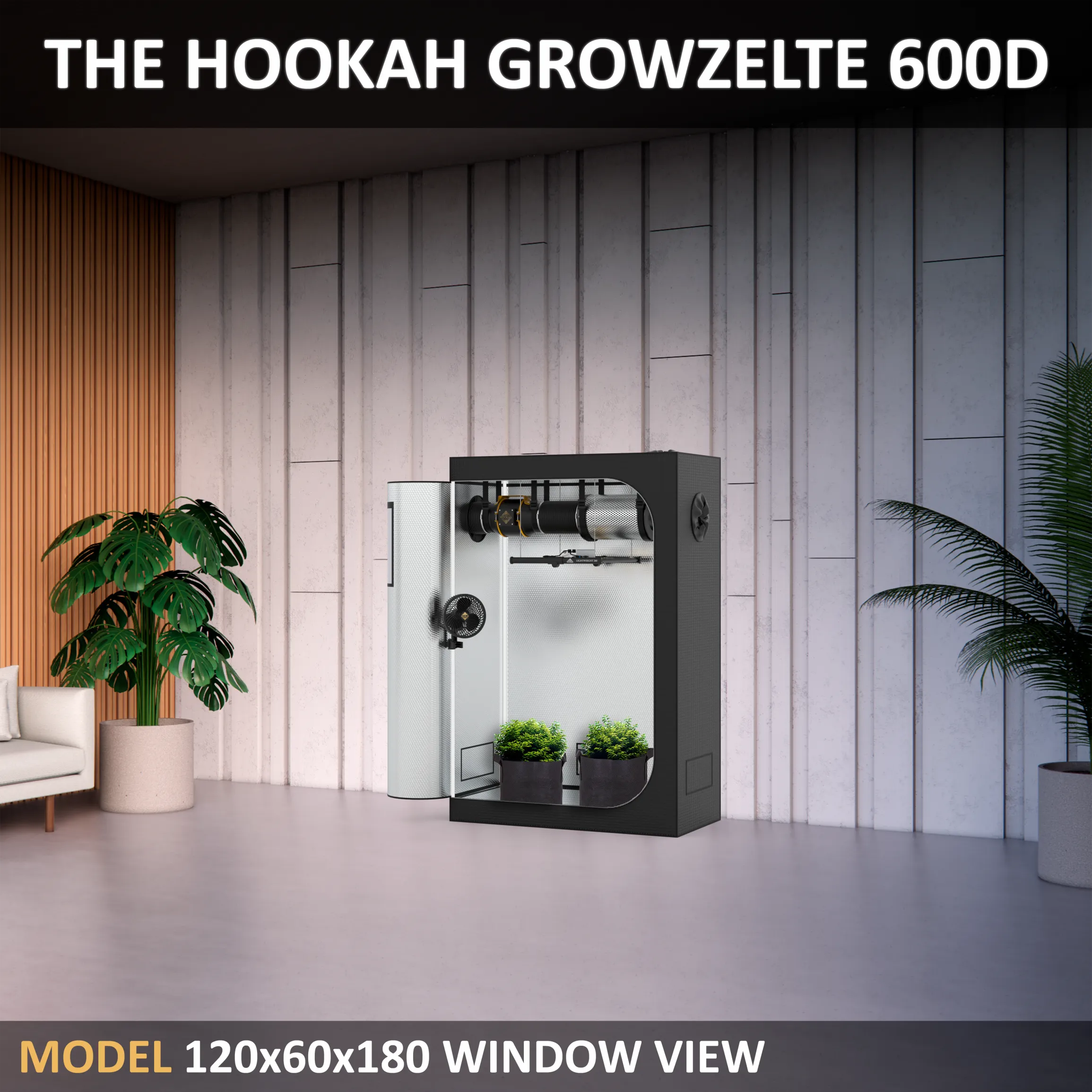 GrowZelt Growbox Deluxe D600