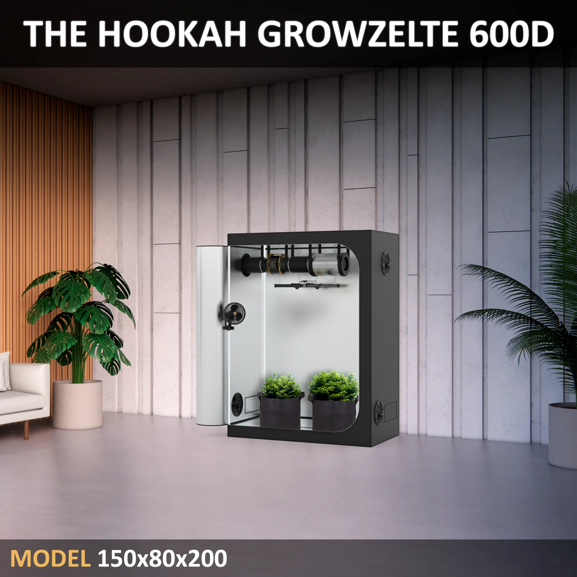 GrowZelt Growbox Deluxe D600