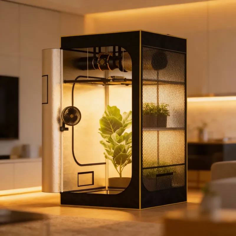 Temperatur und Luftfeuchtigkeit in der Growbox